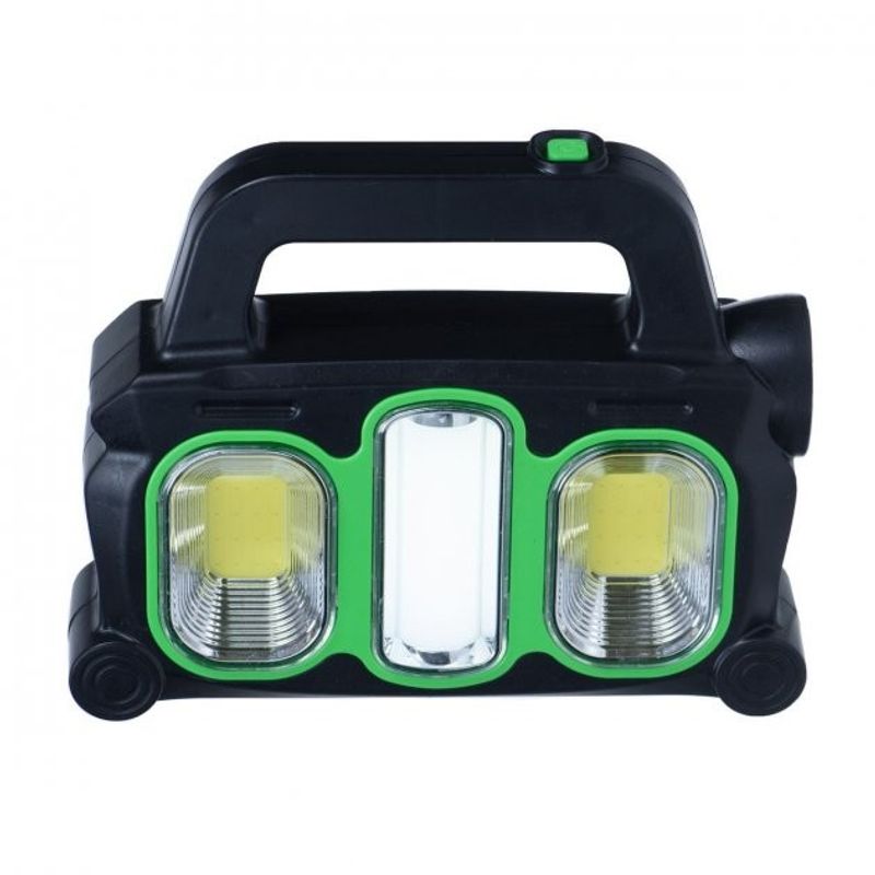 Sport si Outdoor - Camping - Articole solare camping - Lampi si lanterne camping - Lanterna solara portabila, reincarcabila, multifunctionala, pentru camping , culoare: verde, set: 2 buc - Infinity.ro