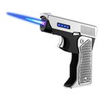 Casa si Gradina - Bucatarie si vesela - Ustensile bucatarie - Aprinzatoare aragaz - Bricheta Jet Flame rezistenta la vant, electrica si cu gaz , culoare: argintiu - Infinity.ro