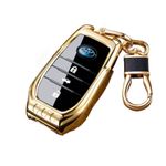 Market - Tutun si tigari - Articole si accesorii tutun - Bricheta cu gaz, antivant, breloc chei auto Toyota , culoare: auriu - Infinity.ro