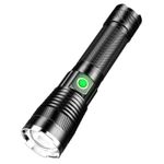 Casa si Gradina - Corpuri si surse de iluminat - Iluminat exterior - Lanterne - Lanterna LED reincarcabila USB din aliaj de aluminiu , culoare: negru - Infinity.ro