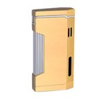 Casa si Gradina - Bucatarie si vesela - Ustensile bucatarie - Aprinzatoare aragaz - Bricheta cu dublu foc, rezistenta la vant, cu gaz , culoare: auriu - Infinity.ro