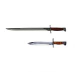 Sport si Outdoor - Camping - Cutite, bricege si accesorii - Cutite si bricege - Pachet Cutit tip baioneta si Maceta, AK-47,camping si vanatoare, 28 cm, husa inclusa - Infinity.ro
