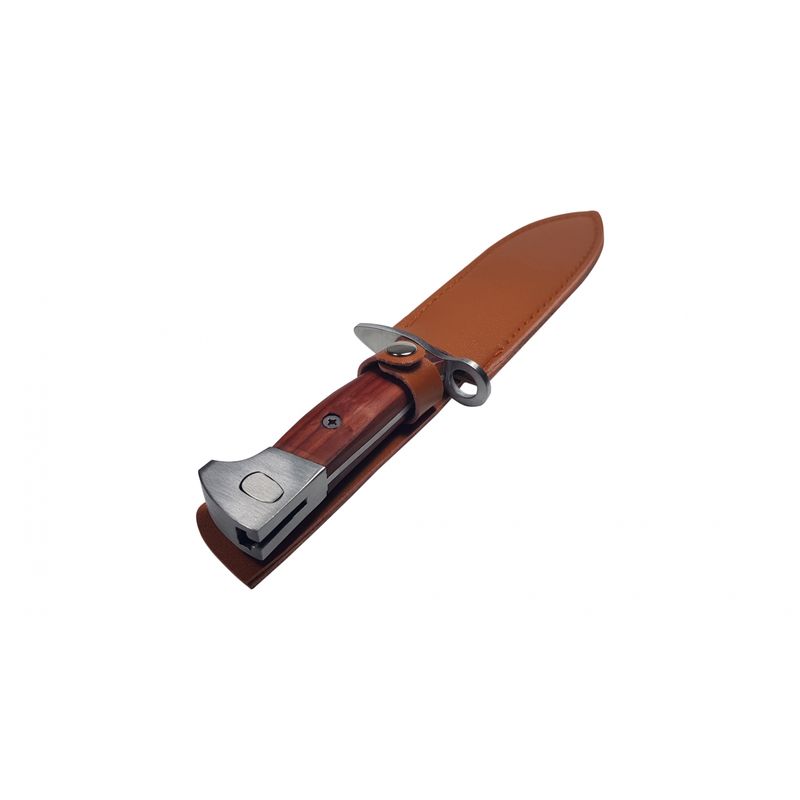 Sport si Outdoor - Camping - Cutite, bricege si accesorii - Cutite si bricege - Pachet Cutit tip baioneta si Maceta, AK-47,camping si vanatoare, 28 cm, husa inclusa - Infinity.ro