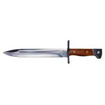 Sport si Outdoor - Camping - Cutite, bricege si accesorii - Cutite si bricege - Pachet Cutit tip baioneta si Maceta, AK-47,camping si vanatoare, 28 cm, husa inclusa - Infinity.ro