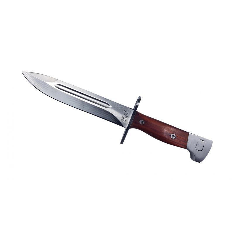 Sport si Outdoor - Camping - Cutite, bricege si accesorii - Cutite si bricege - Pachet Cutit tip baioneta si Maceta, AK-47,camping si vanatoare, 28 cm, husa inclusa - Infinity.ro