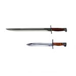 Sport si Outdoor - Camping - Cutite, bricege si accesorii - Cutite si bricege - Pachet Cutit si Maceta, AK-47, otel inoxidabil, 31 cm, teaca inclusa - Infinity.ro