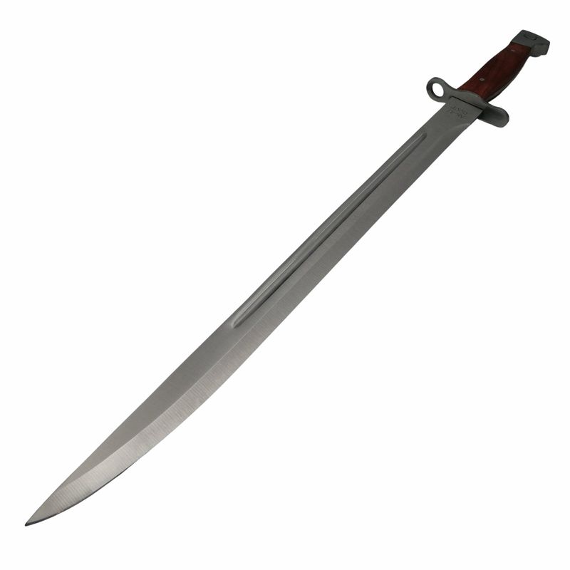 Sport si Outdoor - Camping - Cutite, bricege si accesorii - Cutite si bricege - Set Cutit si Maceta vanatoare, model AK, otel inoxidabil, 39 cm, argintiu - Infinity.ro