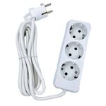 Casa si Gradina - Electrice - Accesorii electrice - Prelungitoare, triple, fise - Prelungitor liniar cu 3 prize , marime: 2 m - Infinity.ro