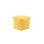 Casa si Gradina - Mobilier - Scaune si fotolii - Tabureti - Taburet cub, material textil, Portocaliu - Infinity.ro