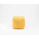 Casa si Gradina - Mobilier - Scaune si fotolii - Tabureti - Taburet cub, material textil, Portocaliu - Infinity.ro