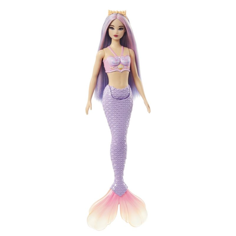 Jucarii, Copii si Bebe - Jucarii si jocuri - Papusi si accesorii - Papusi - BARBIE DREAMTOPIA PAPUSA SIRENA CU PAR MOV SI COADA MOV - Infinity.ro