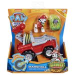 Jucarii, Copii si Bebe - Jucarii si jocuri - Figurine - Patrula catelusilor set vehicul cu catelus marshall si figurina dino surpriza - Infinity.ro