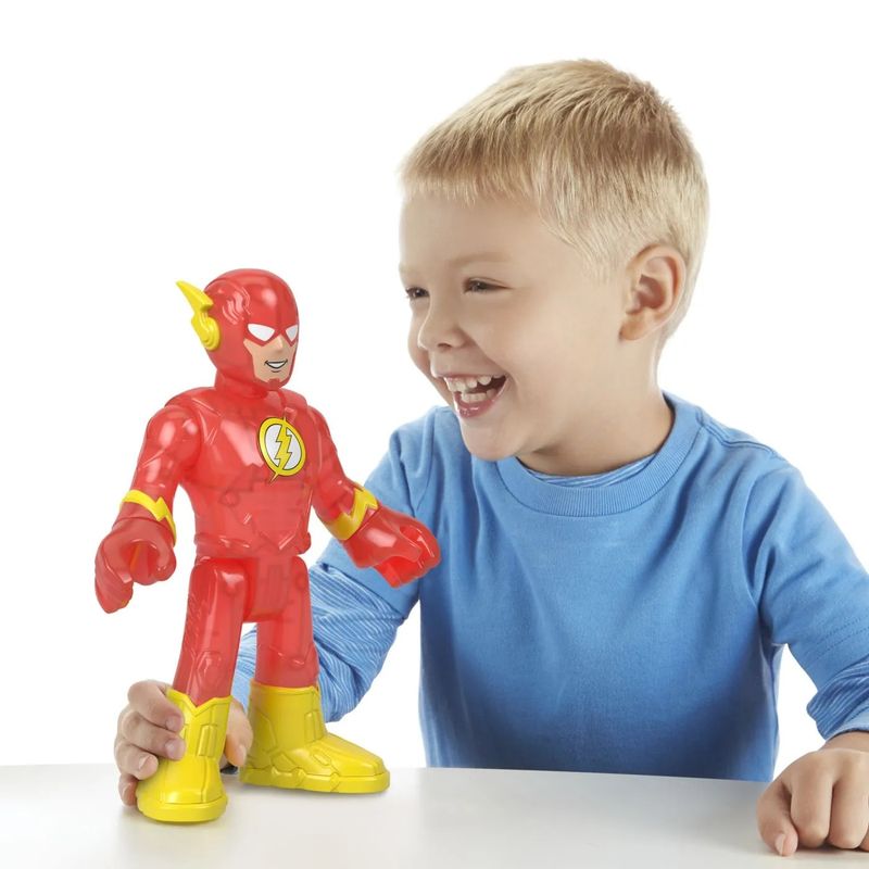 Jucarii, Copii si Bebe - Jucarii si jocuri - Figurine - FISHER PRICE IMAGINEXT DC SUPER FRIENDS FIGURINA FLASH XL - Infinity.ro
