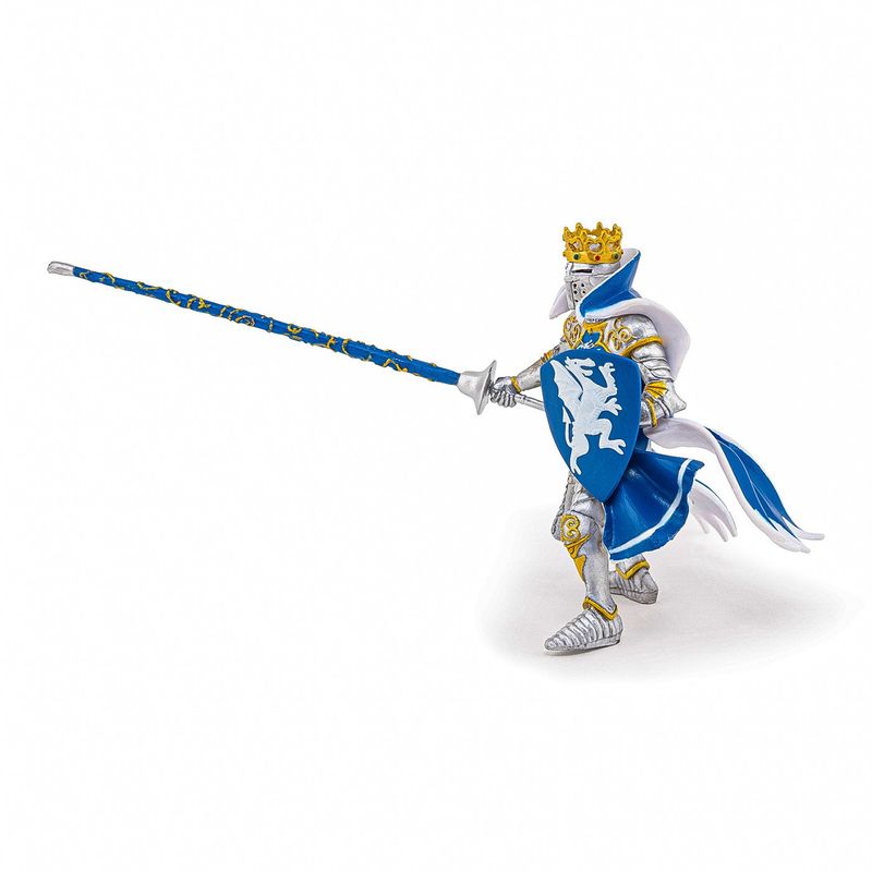 Jucarii, Copii si Bebe - Jucarii si jocuri - Figurine - PAPO FIGURINA REGE CU BLAZON DRAGON albastru - Infinity.ro