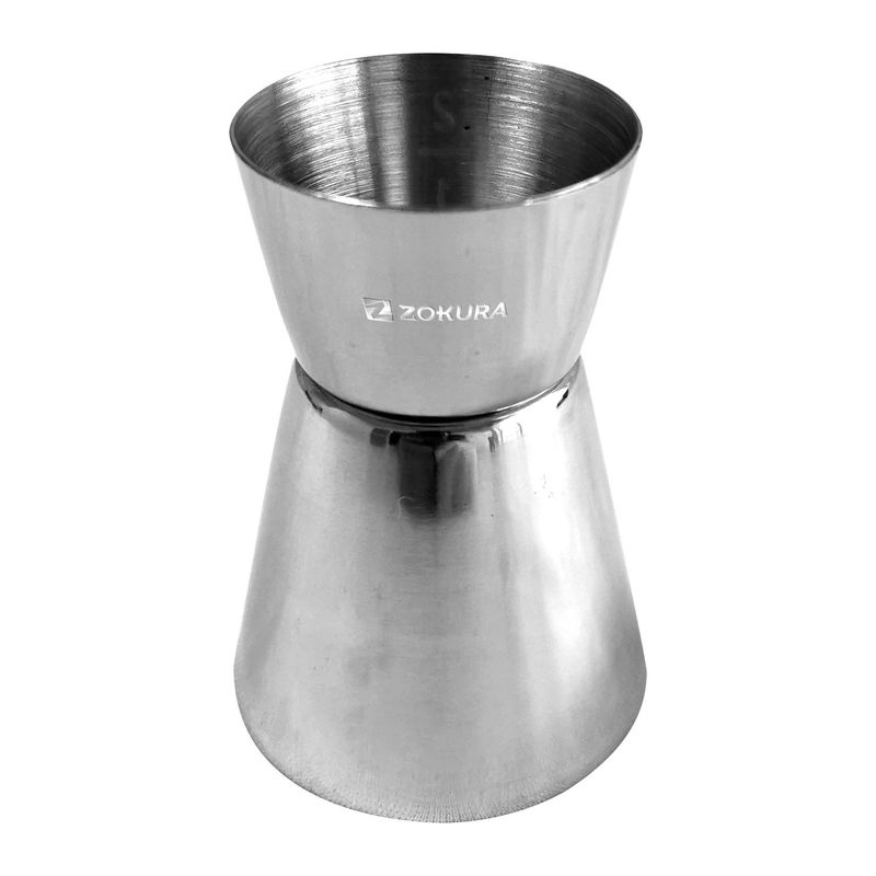 Casa si Gradina - Bucatarie si vesela - Accesorii bar - Shakere - Masura dubla pentru bauturi (jigger), inox, 20/40ml - Zokura - Infinity.ro