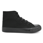 Fashion, accesorii si bijuterii - Barbati - Incaltaminte barbati - Sneakers si tenisi barbati - Tenisi barbati, inalti, material Textil, PS120, Negru 42 EU - Infinity.ro
