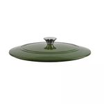 Casa si Gradina - Bucatarie si vesela - Vase pentru gatit - Oale si cratite - Cratita din Fonta Emailata 27 cm, Verde - Infinity.ro
