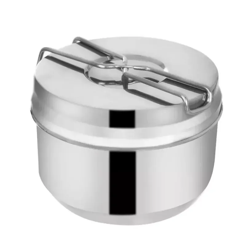 Casa si Gradina - Bucatarie si vesela - Vase pentru gatit - Oale si cratite - Set de camping Orion din otel inoxidabil, 7 piese - Infinity.ro