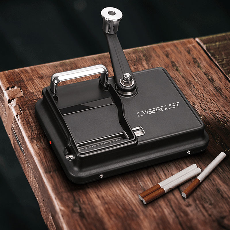 Market - Tutun si tigari - Articole si accesorii tutun - Masina Manuala de Rulat Tigari CYBERDUST, Injector de Tutun de Precizie, Maneta Finisata pentru Confort - Infinity.ro
