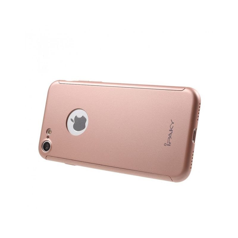 Laptop, Telefoane si Tablete/Telefoane mobile si accesorii/Accesorii Telefoane/Huse telefoane - Husa protectie completa IPAKY pentru iPhone 7 4.7 inch, rose gold - Infinity.ro
