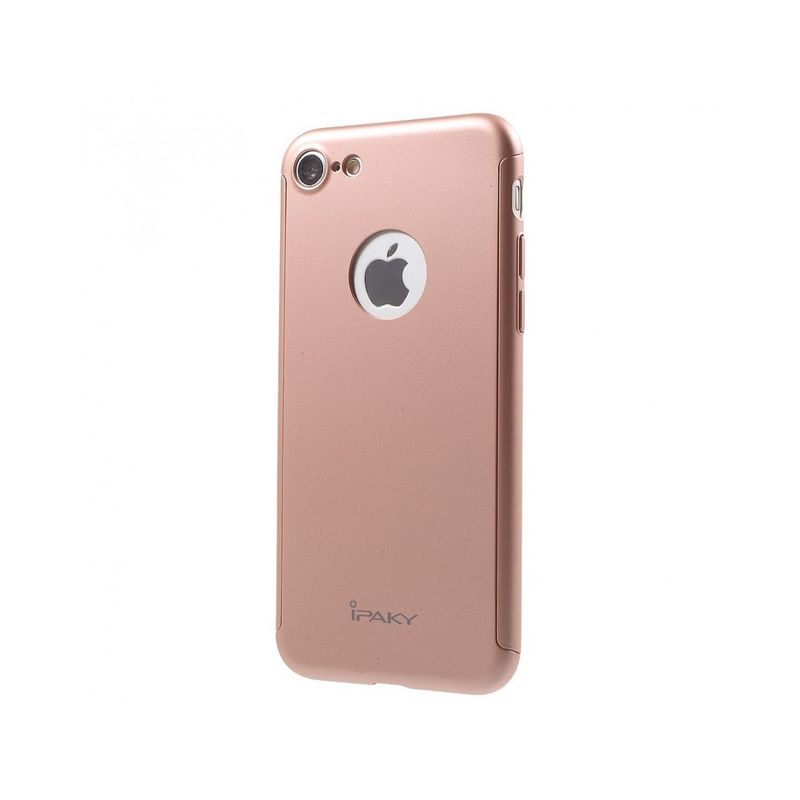 Laptop, Telefoane si Tablete/Telefoane mobile si accesorii/Accesorii Telefoane/Huse telefoane - Husa protectie completa IPAKY pentru iPhone 7 4.7 inch, rose gold - Infinity.ro