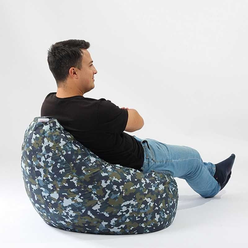 Casa si Gradina - Mobilier - Scaune si fotolii - Fotolii - Fotoliu Nirvana Hobbit, material impermeabil, Camuflaj Fortele Aeriene - Infinity.ro