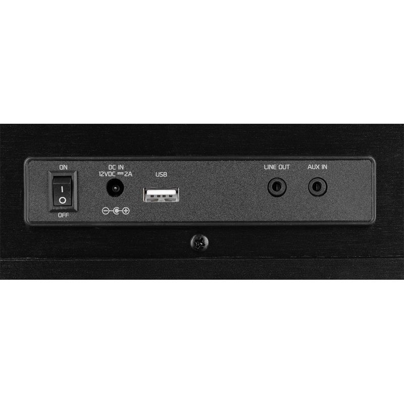 TV, Audio-Video si Foto - Portabile audio - Radio - Internet radio ECG B.BOLD 7200 Intero Black, FM + DAB, stereo 2 × 10 W, CD audio si MP3, Bluetooth, USB, carcasa lemn - Infinity.ro