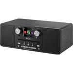 TV, Audio-Video si Foto - Portabile audio - Radio - Internet radio ECG B.BOLD 7200 Intero Black, FM + DAB, stereo 2 × 10 W, CD audio si MP3, Bluetooth, USB, carcasa lemn - Infinity.ro