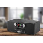 TV, Audio-Video si Foto - Portabile audio - Radio - Internet radio ECG B.BOLD 7200 Intero Black, FM + DAB, stereo 2 × 10 W, CD audio si MP3, Bluetooth, USB, carcasa lemn - Infinity.ro