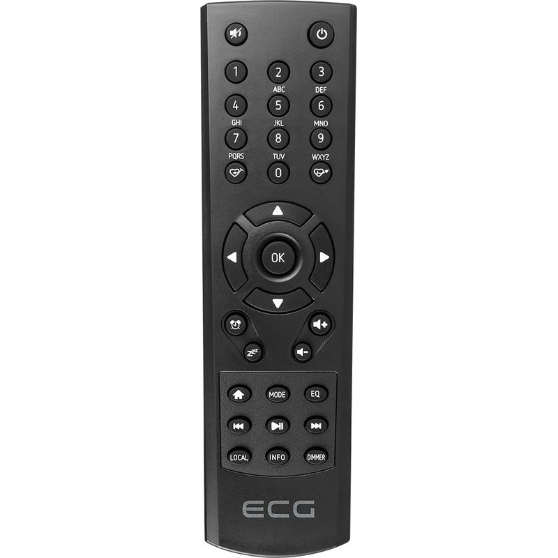 TV, Audio-Video si Foto - Portabile audio - Radio - Internet radio ECG B.BOLD 7200 Intero Black, FM + DAB, stereo 2 × 10 W, CD audio si MP3, Bluetooth, USB, carcasa lemn - Infinity.ro
