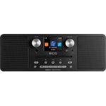 TV, Audio-Video si Foto - Portabile audio - Radio - Internet radio ECG B.BOLD 7200 Intero Black, FM + DAB, stereo 2 × 10 W, CD audio si MP3, Bluetooth, USB, carcasa lemn - Infinity.ro