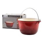 Casa si Gradina - Bucatarie si vesela - Vase pentru gatit - Oale si cratite - Ceaun fonta emailat 5l rosu - Infinity.ro