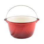 Casa si Gradina - Bucatarie si vesela - Vase pentru gatit - Oale si cratite - Ceaun fonta emailat 5l rosu - Infinity.ro