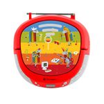 TV, Audio-Video si Foto - Portabile audio - Radio - Radio CD pentru copii GoGEN DECKO B, 2 x 0,8 W, Bluetooth, karaoke, microfon, MP 3, USB, AUX in, rosu - Infinity.ro