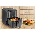 Electronice si Electrocasnice - Electrocasnice bucatarie - Aparate de gatit & desert - Friteuze - Friteuza cu aer cald ECG AF 5500 Crunchy, 5.5 L, 1350 W, control temperatura 80-200°C - Infinity.ro