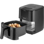 Electronice si Electrocasnice - Electrocasnice bucatarie - Aparate de gatit & desert - Friteuze - Friteuza cu aer cald ECG AF 5500 Crunchy, 5.5 L, 1350 W, control temperatura 80-200°C - Infinity.ro