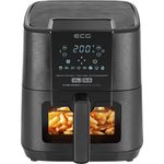 Electronice si Electrocasnice - Electrocasnice bucatarie - Aparate de gatit & desert - Friteuze - Friteuza cu aer cald ECG AF 5500 Crunchy, 5.5 L, 1350 W, control temperatura 80-200°C - Infinity.ro