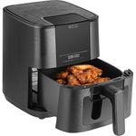 Electronice si Electrocasnice - Electrocasnice bucatarie - Aparate de gatit & desert - Friteuze - Friteuza cu aer cald ECG AF 5500 Crunchy, 5.5 L, 1350 W, control temperatura 80-200°C - Infinity.ro