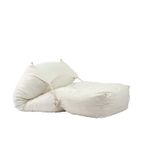 Casa si Gradina - Mobilier - Scaune si fotolii - Fotolii - Fotoliu Yoga XL, material textil, Bej - Infinity.ro