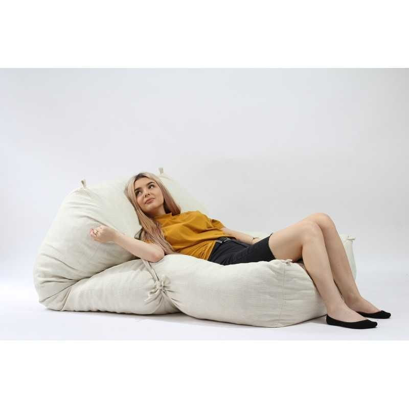 Casa si Gradina - Mobilier - Scaune si fotolii - Fotolii - Fotoliu Yoga XL, material textil, Bej - Infinity.ro