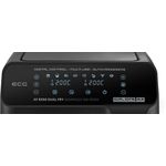 Electronice si Electrocasnice - Electrocasnice bucatarie - Aparate de gatit & desert - Friteuze - Friteuza dubla cu aer cald ECG AF 8300 Dual Fry, 5.2 + 3.1 litri, 2700 W, 8 programe, control temperatura 80-200°C - Infinity.ro