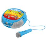 TV, Audio-Video si Foto - Portabile audio - Radio - Radio CD pentru copii GoGEN DECKO B, 2 x 0,8 W, Bluetooth, karaoke, microfon, MP 3, USB, AUX in, albastru - Infinity.ro