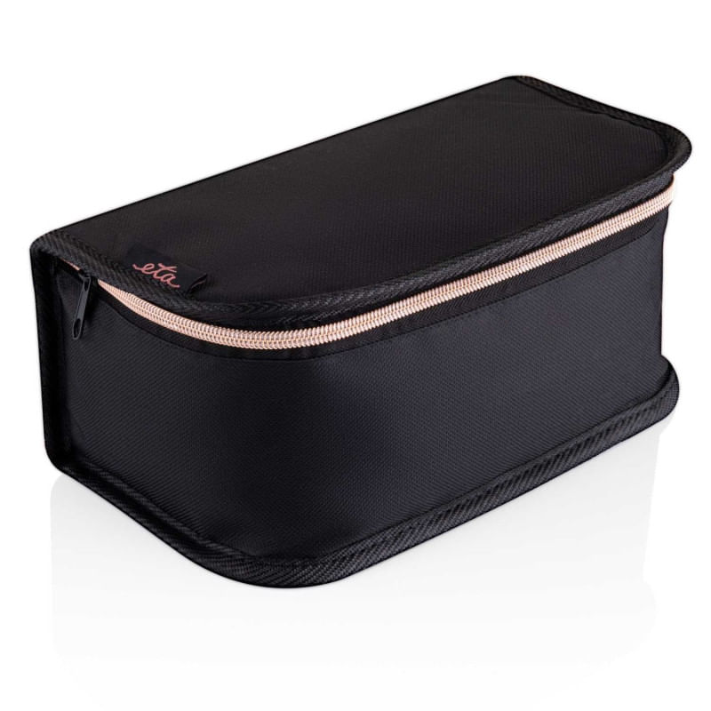 Ingrijire personala si Cosmetice - Aparate & accesorii ingrijire personala - Hair styling - Ondulatoare - Perie ondulatoare cu aer cald si ionizare ETA Fenite 5321 90010, black edition, 1000 W, 6 accesorii - Infinity.ro