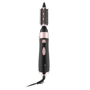 Perie ondulatoare cu aer cald si ionizare ETA Fenite 5321 90010, black edition, 1000 W, 6 accesorii