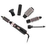 Ingrijire personala si Cosmetice - Aparate & accesorii ingrijire personala - Hair styling - Ondulatoare - Perie ondulatoare cu aer cald si ionizare ETA Fenite 5321 90010, black edition, 1000 W, 6 accesorii - Infinity.ro