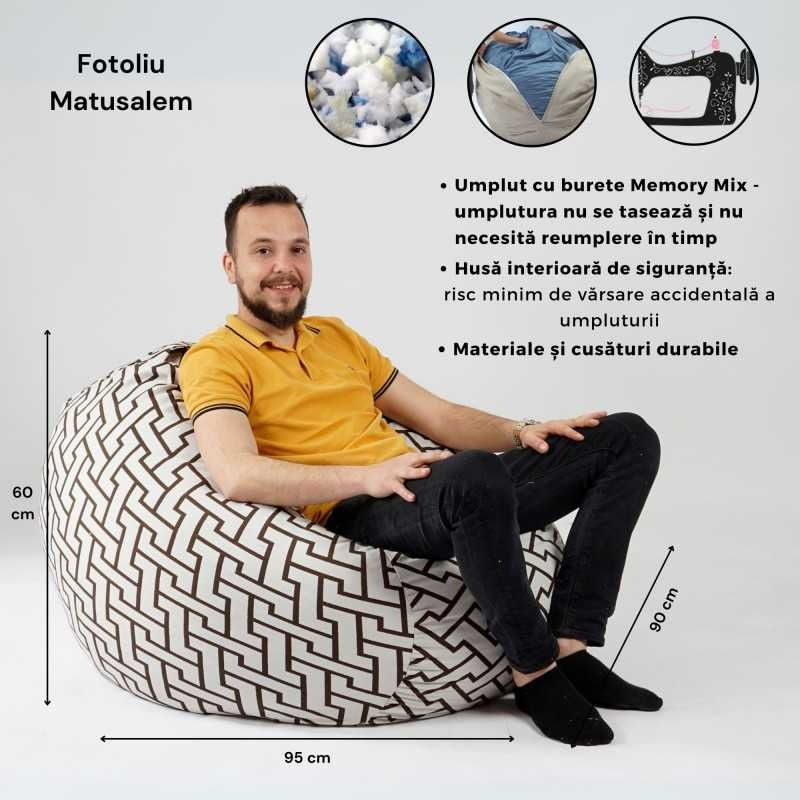 Casa si Gradina - Mobilier - Scaune si fotolii - Fotolii - Fotoliu Matusalem, material textil, Zippity Orange - Infinity.ro