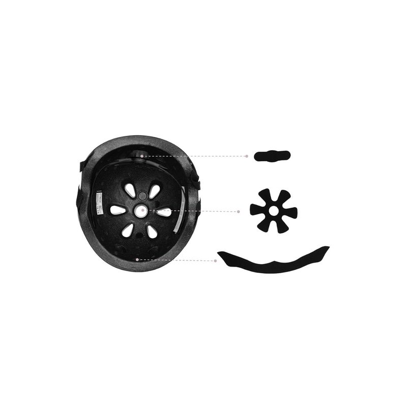 Sport si Outdoor - Echipament Sportiv - Accesorii echipament sportiv - Casti de protectie - Casca bicicleta copii, Momi - Black Matt - Infinity.ro