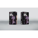 Ingrijire personala si Cosmetice - Aparate & accesorii ingrijire personala - Hair styling - Uscatoare de par - Uscator de par cu ionizare ECG Modifica Chiara, 1600 W, 2 niveluri de temperatura, concentrator, violet - Infinity.ro