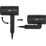 Ingrijire personala si Cosmetice - Aparate & accesorii ingrijire personala - Hair styling - Uscatoare de par - Uscator de par cu ionizare ECG Modifica Nera, 1600 W, 2 niveluri de temperatura, concentrator, negru - Infinity.ro