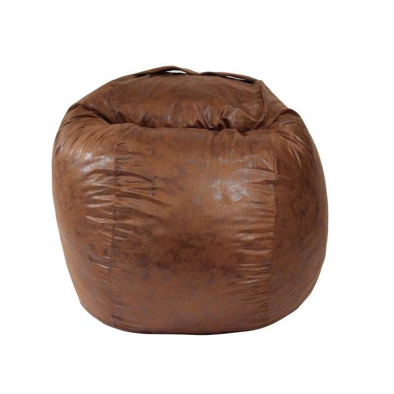 Casa si Gradina - Mobilier - Scaune si fotolii - Fotolii - Set Fotoliu Matusalem cu Otoman (suport picioare) si perna, material textil, Maro cafea - Infinity.ro